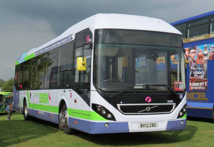 First Essex Volvo 7900H 69909